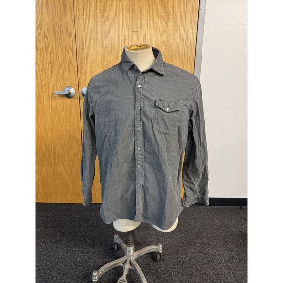 Criquet Pearl Snap Shirt – Grey Corduroy – Men’s XXL – Western Style - Picture 1 of 4